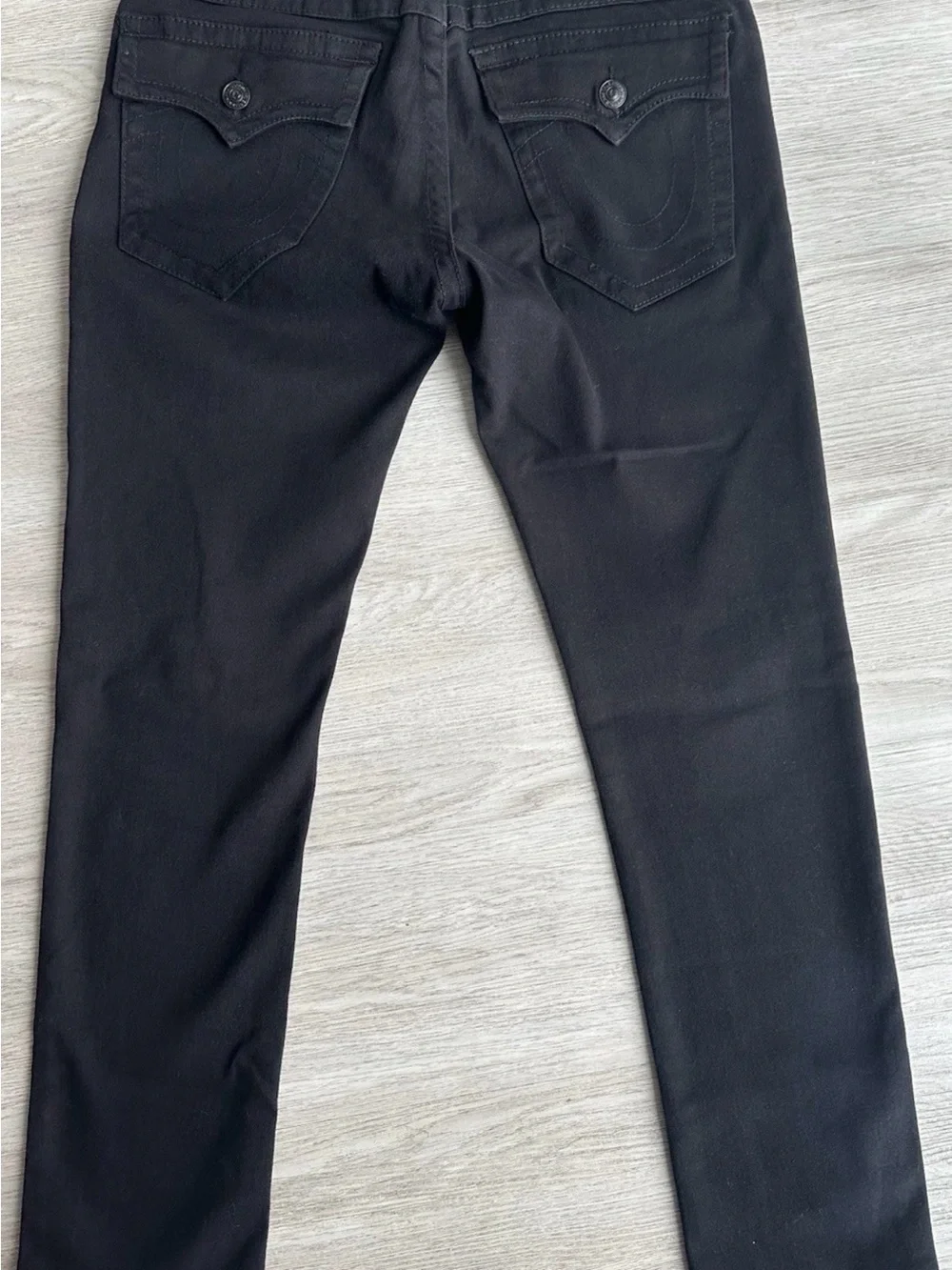 True Religion Men's Skinny Black Jeans